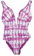 Bar III Summer Plunge Deep V-Neckline One Piece Bathing Suit by Vanessa Jane
