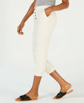 Free People Cadet Pull-on Joggers, Ivory, Size Large by Vanessa Jane