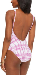 Bar III Summer Plunge Deep V-Neckline One Piece Bathing Suit by Vanessa Jane
