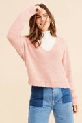 Free People Finders Keepers V Neck Sweater by Vanessa Jane