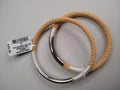 Alfani Silver-Tone 2-PC. Set Curved Bar and Braided Rope Bangle Bracelets by Vanessa Jane