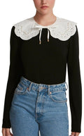 Steve Madden Tiered Floral Cotton Collar by Vanessa Jane