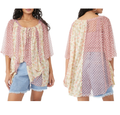 Free People Sunshine Combo Because I Love You Top, Size Small by Vanessa Jane