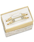 Charter Club 2-PC. Set Pave Bead and Imitation Pearl Cuff Bracelets by Vanessa Jane