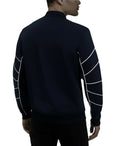 International Concepts Mens Piped Zip-Front Knit Jacket by Vanessa Jane