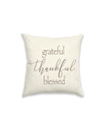 Morgan Home Typography 18×18 Decorative Pillow by Vanessa Jane