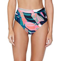 Raisins Juniors’ Printed High-Waist Bikini Bottoms Women’s Swimsuit by Vanessa Jane