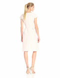 Helene Berman Women's Contrast V-Neck Spot Dress, Size 2 by Vanessa Jane