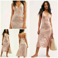 Free People Intimately Nowhere To Be Slip Midi Dress Women’s, Size Medium by Vanessa Jane