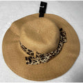 INC packable floppy scarf women's wide brim sunhat UPF 50+ Animal print by Vanessa Jane