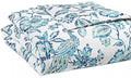 Sky Ines 100% Cotton Duvet / Comforter Cover Set w/ 2 Shams – Full/Queen/Blue by Vanessa Jane