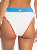 Roxy Hello July High Cut Bikini Swim Bottoms by Vanessa Jane