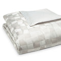 Hudson Park Collection Facets Duvet Cover Set, King, Light Gray by Vanessa Jane