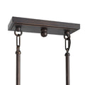 Uttermost Pinecroft 7 Light Island Linear Pendant in Burnished Bronze, 47.25 in. by Vanessa Jane