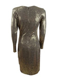 Betsy Adams Womens Sequined Cinched Dress, Size 14 by Vanessa Jane