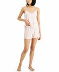 Inc Up All Night Heavenly Soft Lace-Trim Cami and Shorts Pajama Set, Size Medium by Vanessa Jane