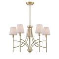 World Imports Millau Collection 5-Light Satin Gold Chandelier by Vanessa Jane
