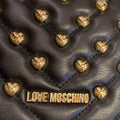 Love Moschino Borsa Matt Nappa Pu Nero Black Leather CrossBody Bag 8L X 3Wx5 by Vanessa Jane
