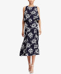 American Living Floral-Print A-Line Dress, Size 18 by Vanessa Jane