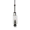 Uttermost Pinecroft 7 Light Island Linear Pendant in Burnished Bronze, 47.25 in. by Vanessa Jane