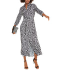 Inc Animal-Print Maxi Shirtdress, Size 8 by Vanessa Jane