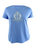 Lauren Ralph Lauren Womens Graphic Cotton-Blend T-Shirt by Vanessa Jane