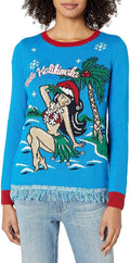 Ugly Christmas Sweater Company Light-Up Pullover Xmas Sweaters Multi-Colored LED by Vanessa Jane