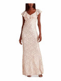 Ralph Lauren Womens Sequined Full-Length Dress, Size 6 by Vanessa Jane