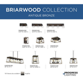Briarwood Collection Two-light Flush Mount by Vanessa Jane