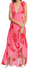 Free People Womens She's A Waterfall Maxi Dress, Size 12 by Vanessa Jane