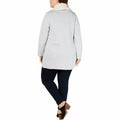 Style & Co. Womens Drapey Pocket Sweatercoat by Vanessa Jane