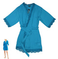 Inc International Concepts Lace Trim Short Robe, Size XS by Vanessa Jane