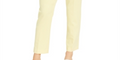 Bar Iii Women's Buttoned Slim Straight-Leg Dress Pants by Vanessa Jane