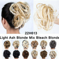 SEGO Tousled Updo Messy Bun Hair Piece Scrunchies Synthetic Wavy Bun Extensions by Vanessa Jane