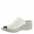 SoLite by Easy Street Airy - Womens White Sandal, Size 7.5 by Vanessa Jane