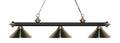Z-Lite Riviera 3 Light Island/Billiard Chandelier, Brushed Nickel by Vanessa Jane