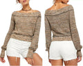 Free People Sugar Rush Sweater Black Combo by Vanessa Jane