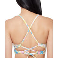 Jessica Simpson Womens Cropped Cami Cutout Deep V Neck Adjustable Swimsuit Top by Vanessa Jane