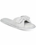 Charter Club Womens Open-Toe Knot Slippers by Vanessa Jane
