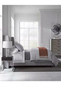 Sferra Minello Duvet Cover, Silver, Size Full-Queen by Vanessa Jane