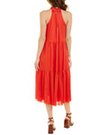 Trina Turk Immeasurable Halterneck Midi Dress, Size Small by Vanessa Jane
