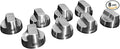 Whirlpool W10231704 - Stainless Steel Knob Kit - 8 pack by Vanessa Jane