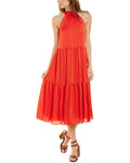 Trina Turk Immeasurable Halterneck Midi Dress, Size Small by Vanessa Jane