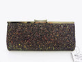 INC International Concepts Carolyn Cake Glitter Clutch Bag, Charcoal by Vanessa Jane
