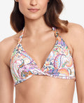 Lauren Ralph Lauren Womens Non-Removable Cups Tie Halter Bikini Top by Vanessa Jane