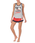 Disney Womens Cruella Tank Top & Shorts Pajama Set by Vanessa Jane