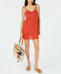 Miken Juniors Tie-Shoulder Tank Dress Swim Cover-Up Medium by Vanessa Jane