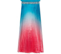 Rare Editions Girls Ombre Pleated Charmeuse Dress by Vanessa Jane