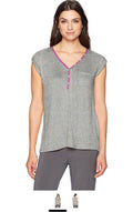 Karen Neuburger Womens Short Sleeve T-Shirt Pajama Top by Vanessa Jane