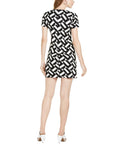 Trina Turk Optic Geo-Print Sheath Dress, Size Small by Vanessa Jane